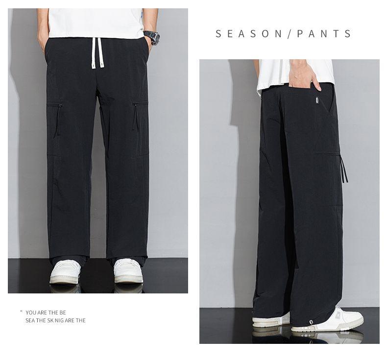 Gedijie Men's Loose Straight Work Pants