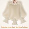 Removable Cover Natural Rubber Hot Water Bottle Hand Warmer Hot Water Bag With Faux Fur Cover