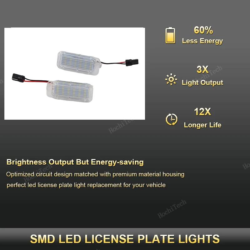 12V Car License Plate Lights For Ford Focus MK2 MK3 Fiesta Mondeo MK4 C Max MK1 Kuga Galaxy T10 LED Lamp Automotive Accessories