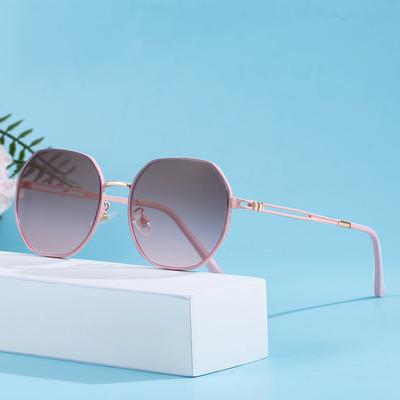 Gafas de Sol de Montura Grande para Mujer Tendencia Gafas Sencillas para Mujer Gafas de Alta Gama para Mujer