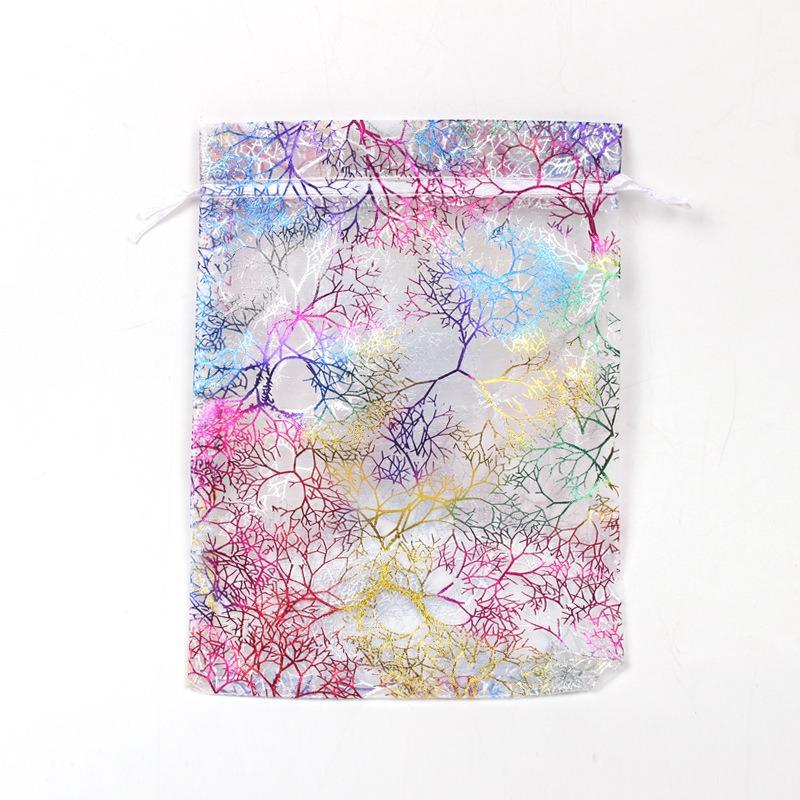 100Pcs Organza Bags Wedding Party Gift Bag Drawstring Jewelry Packaging Bags & Jewelry Pouches
