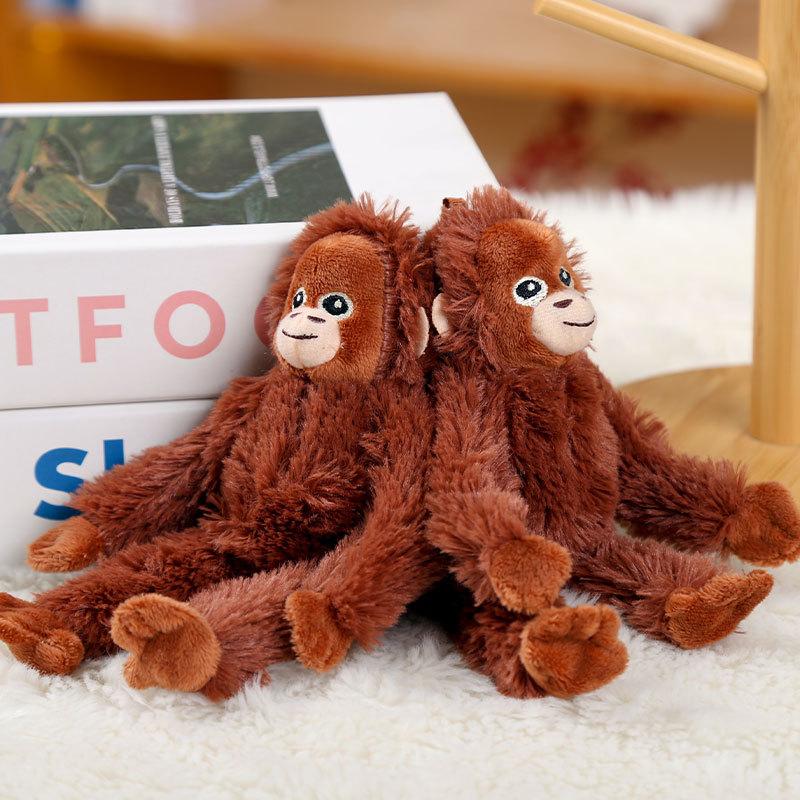 20cm Cute Little Monkey Pendant Plush Doll Animal Hanging Plushies Bag Soft Stuffed Backpack Keychain Dolls