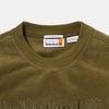Timberland Letter Logo Printed Fleece Outdoor Casual Moisture-Wicking Sweatshirt Men Sweatshirt Dark-Olive-Green A2NTZ-302