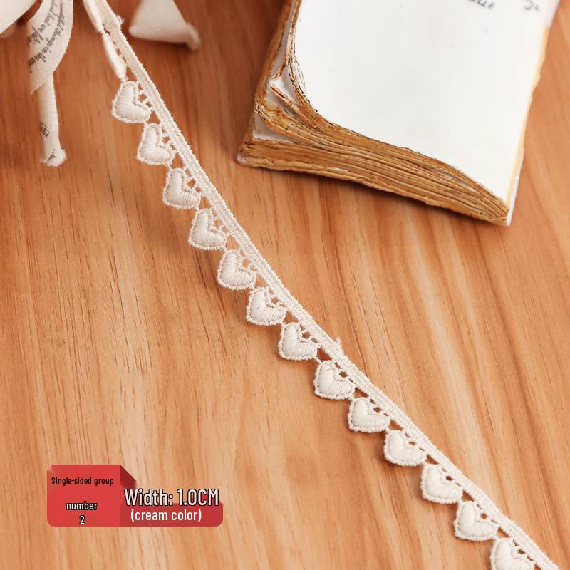 Lace-Trimmed Jute Rope Fabric for DIY Crafts and Clothing