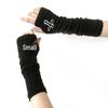 Women's Rainbow Stripe Half-Finger Cotton Dance Gloves with Sun Protection