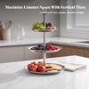 Serving Tray Stand Stainless Steel Appetizer Food-Grade for Buffets, Hosts