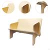 Desktop Bookshelf Organizer Wooden Tabletop Decorative Storage Rack Simple
