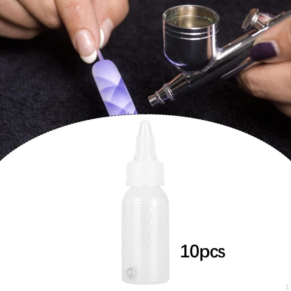 10 Pieces Dispensing Bottles Storage Containers Leakproof Round Convenient Squeezing for