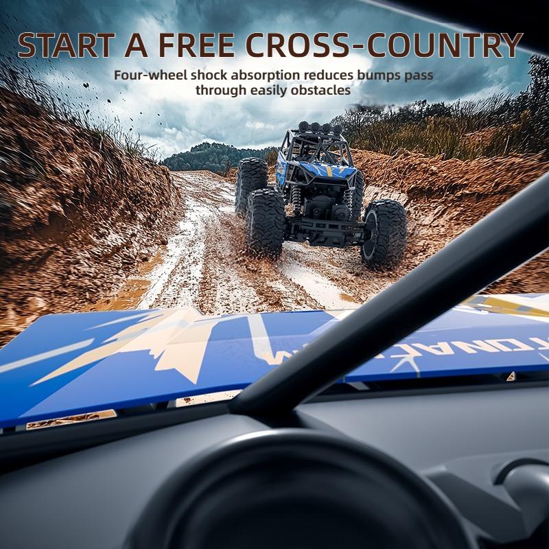 Alloy Remote Control Off-road Vehicle High-speed Four-wheel Drive Climbing Rechargeable Electric Car Children's Boy Toy Racing