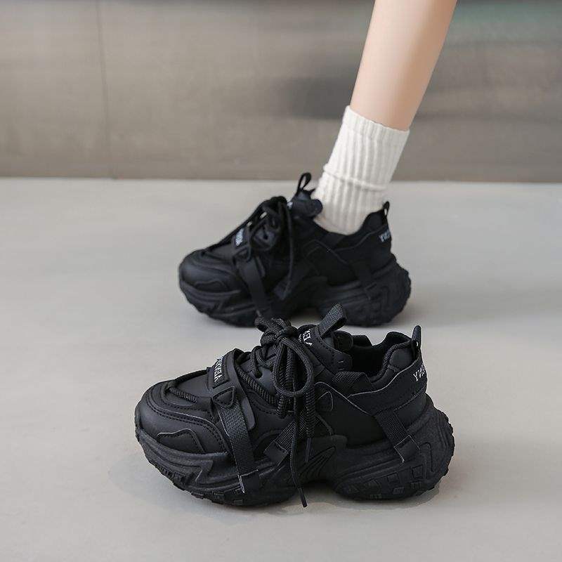 

Dad shoes women s 2025 winter new casual sports shoes velvet niche heightening ins trendy shoes spring and autumn models 40