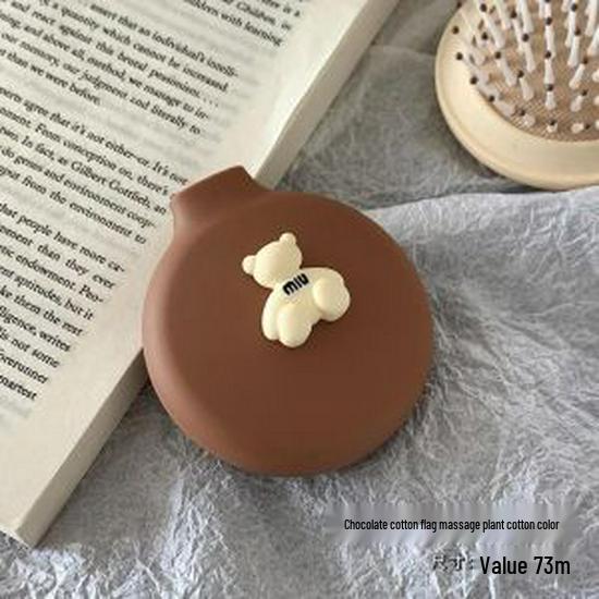 

Mini Portable Folding Mirror Comb - Cute Air Cushion Massage Design