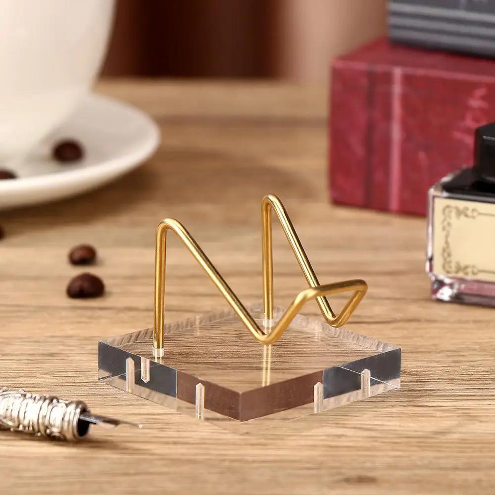 Transparent Mineral Agate Stones Crystal Ball Base Acrylic Display Stand Glass Sphere Holder Home Decoration