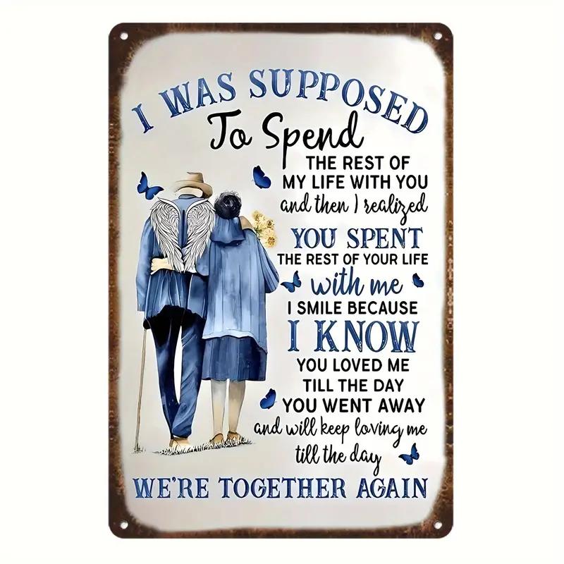 Inspirational Life Sentences Aluminium Sign,Vintage Restaurant Decoration, Cafe Bar Club Living Room  Home Wall Decor