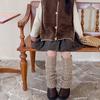 Fashion Knit Leg Warmers for Little Girls Knee High Socks for Dress Toddler Winter Slouchy Socks Thicken Warm Leggings