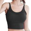 Slim Yoga Fitness Underwear For Women Mesh Patchwork Soft Breathable Shockproof Padded Bra U Back Hollow Out Sports Tops