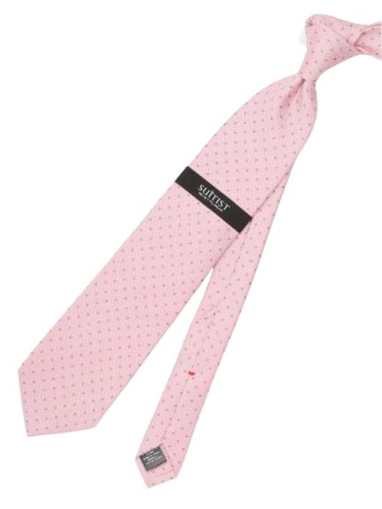 

[Takakyu] Seven-fold Silk Small Pattern Regular Tie, 8.5cm width