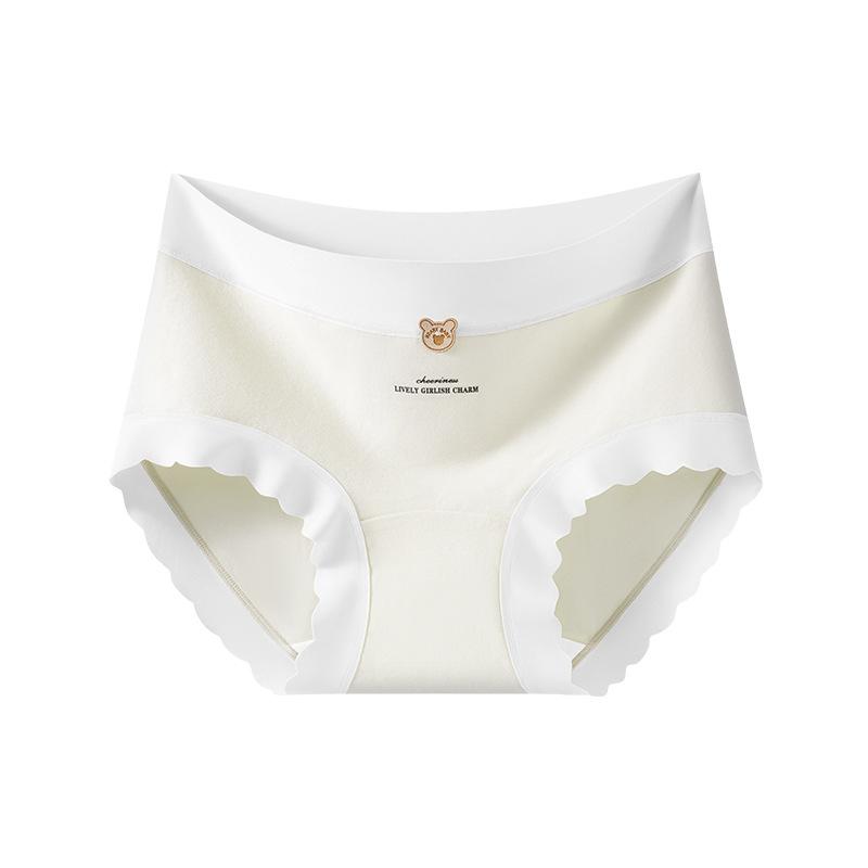 Девочки Весна и Осень Милые Трусики из Чистого Хлопка 10A Антибактериальные с Удлиненной Ластовицей M