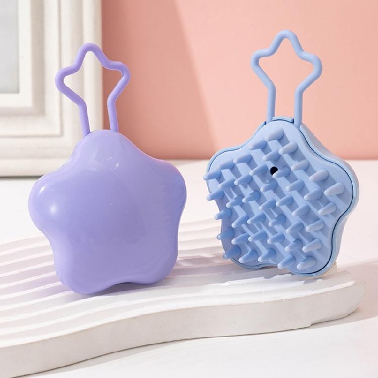 Silicone Scalp Massage Brush Shampoo Brush Body Scrubber Head Massage Brush Wet and Dry Shampoo Brush Bath Brush