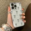 Black Bow Phone Case For Iphone 17 Pro Max Case Iphone 11 13 14 12 15 16E Pro Max 17E Air Clear Back Cover Bumper Funda