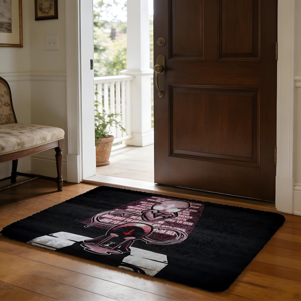 

Floor Mat Soft Flannel Rug Non-Slip Absorbent Mat for Bathroom Bedroom Home Decor The Binding Of Isaac Door 50x80cm