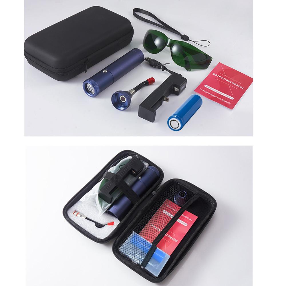 

Портативный прибор инфракрасной терапии красного света для лечения язв на губах, портативный съемный оральный физиотерапевтический прибор для облегчения боли Blue синий