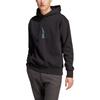 Adidas Sweatshirts Men's Black Hooded Moderate Regular IC3749