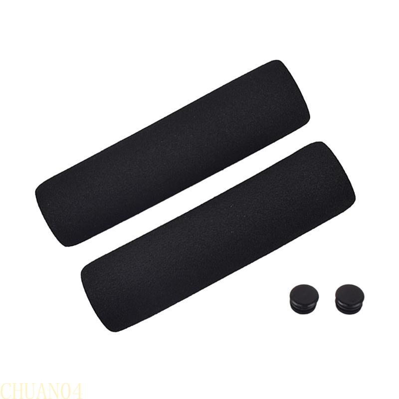 A1A2 1 Pair of Bike Handlebar Grips, Lightweight Sponge Foam Non-Slip Bicycles Handle Cover Sleeves for Mountain Bike Cycling