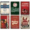 FJ Beer Brand Posters Decor Vintage Metal Signs Tin Sign Plaque Home Decor Pub Bar Man Cave Wall Decorative