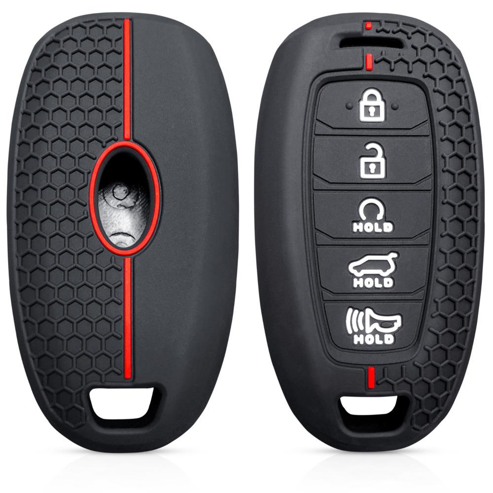 

for Hyundai Palisade 2021 2022 Elantra Hybrid keyshell keyset, silicone Car keyring, Key Case protector