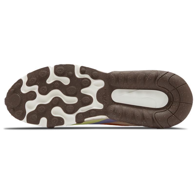 Nike Air Max 270 React Sail Orange Frost Women's Sneakers Casual Shoes DC3276-101