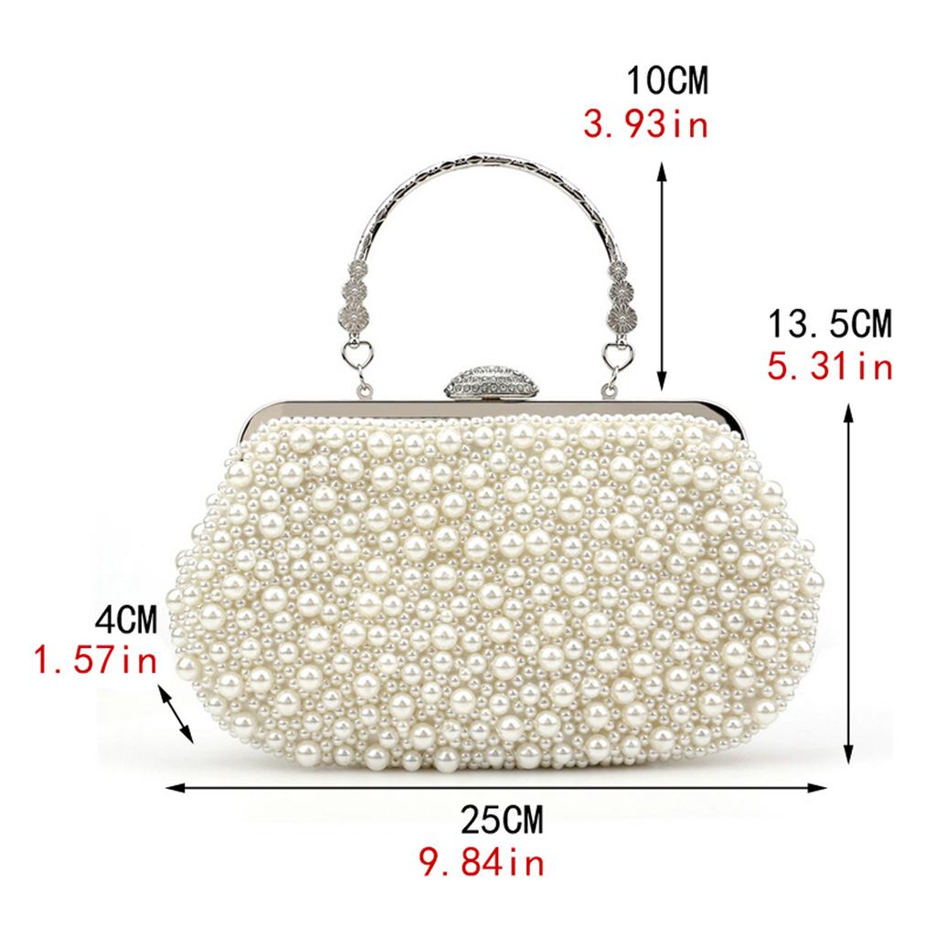 Women messenger beaded women vintage evening bags imitation pearl shell women bag shoulder bags,diamonds clutch bag for wedding