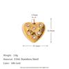 MamacitaSlay Handmade DIY Heart Butterfly Knot Moon 18k gold plated charms for jewelry making Waterproof Pendant cute charms