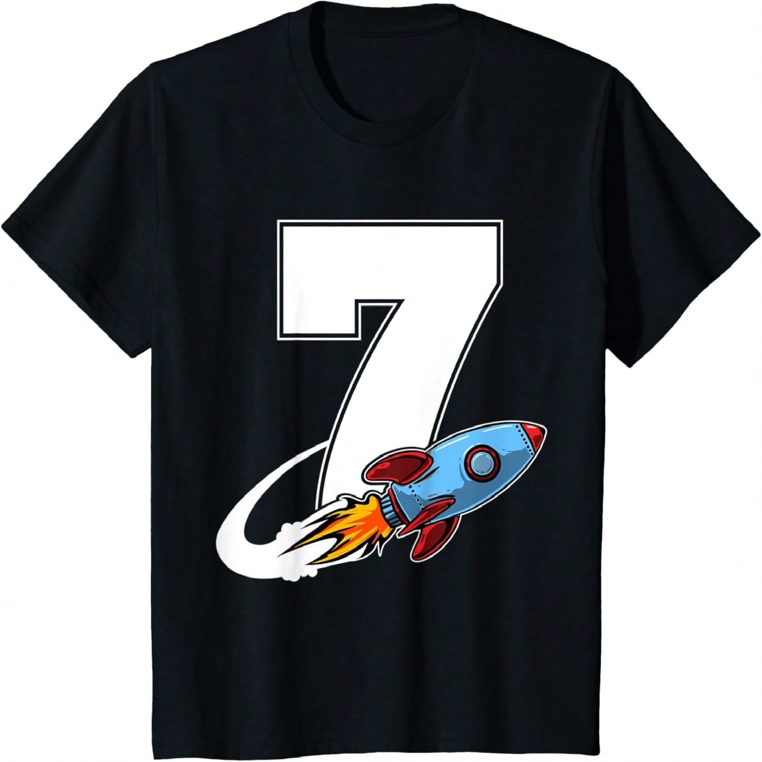 Kids Space 4 Year Old 4th Birthday Four Rocket Ship Party T-Shirt S разноцветный