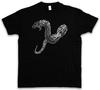 TRIBAL SNAKE T-Shirt Mens Womens Tees Top Tattoo Oldschool Flash Artist Studio