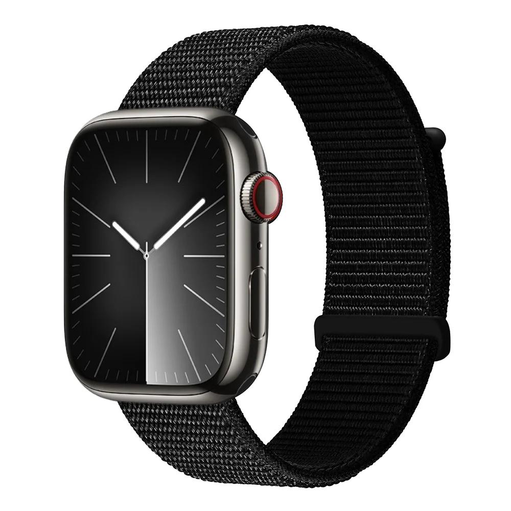 Braided Nylon Loop Strap For Apple Watch 11 10 9 8 7 45mm 41mm 42mm 46mm Ultra 3/2 49mm Comfortable Bracelet iWatch 6 5 SE Belt