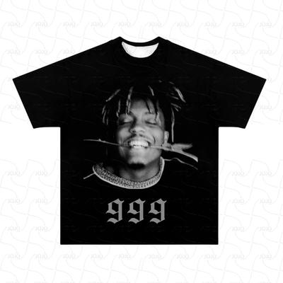 RIP Rapper Juice Wrld Retro Graphic T-Shirt Men's Hip Hop Clothing Y2k Unisex Fashion Oversize Ghetto Gangster Top Gift for Fan