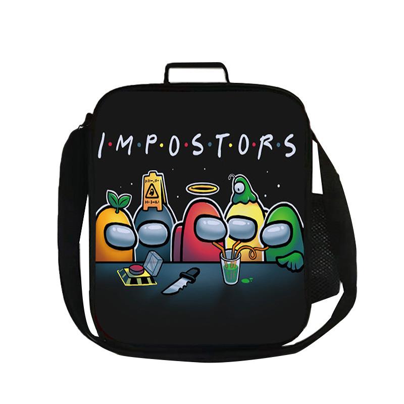 Among Us Space Werewolf Insulation Meal Bag Ice Cube Cartoon Lunch Insulation Bag Outdoor Picnic Ice Bag