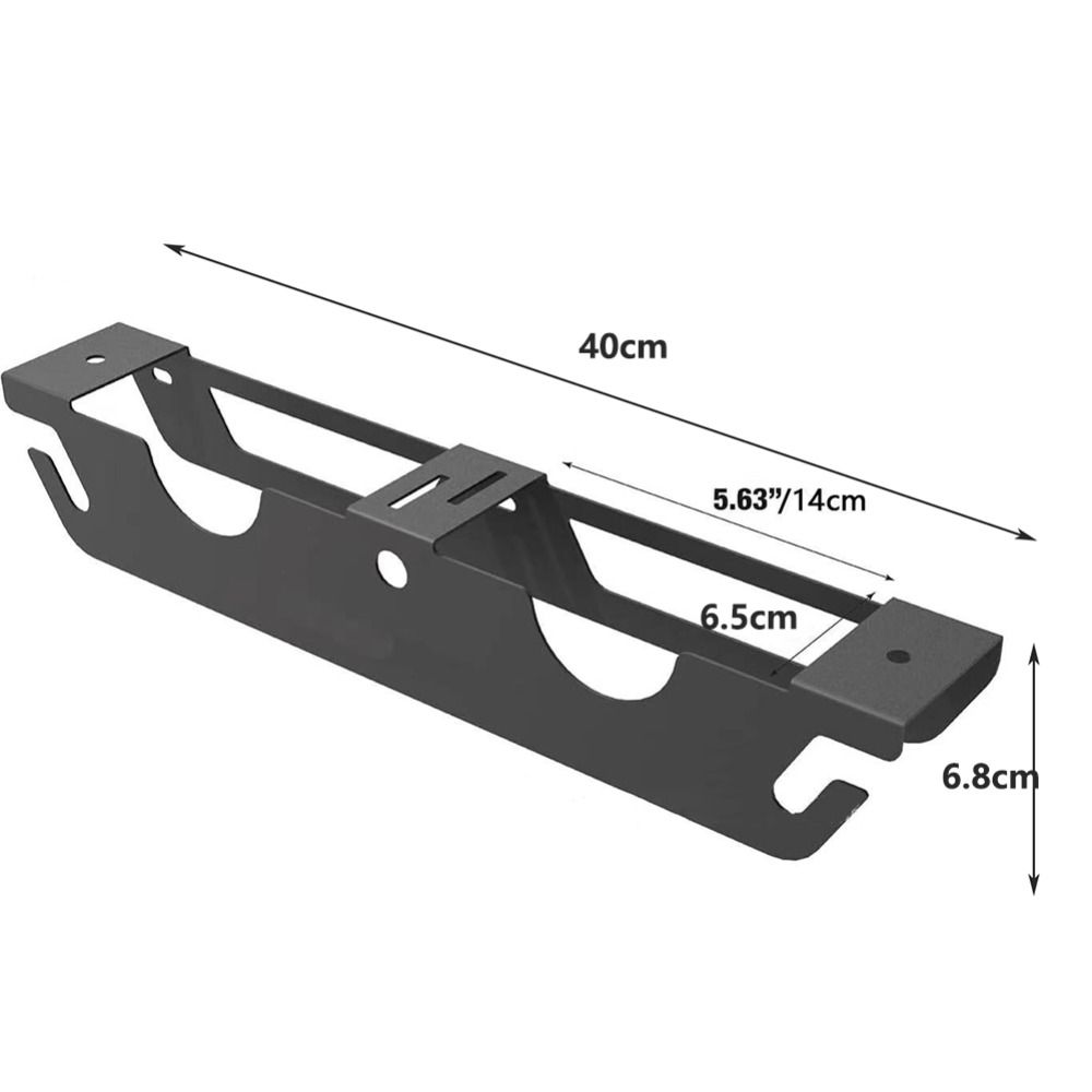 Black Angle Grinder Rack Metal Tool Storage Rack Heavy Duty Cutting Machine Bracket