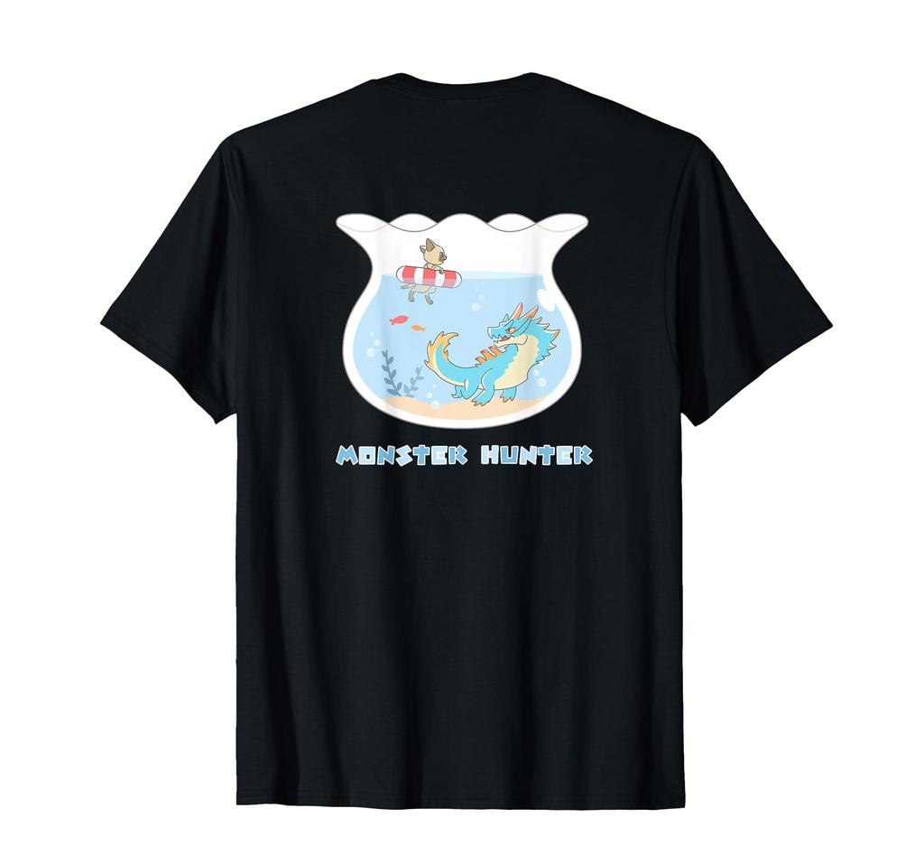 Monster Hunter Lagiacrus and Airou BP T-shirt