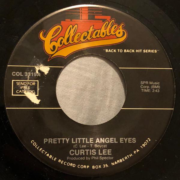 

7-дюймовая пластинка CURTIS LEE Pretty Little Angel Eyes COL3319 Коллекционная US Pop Б/у
