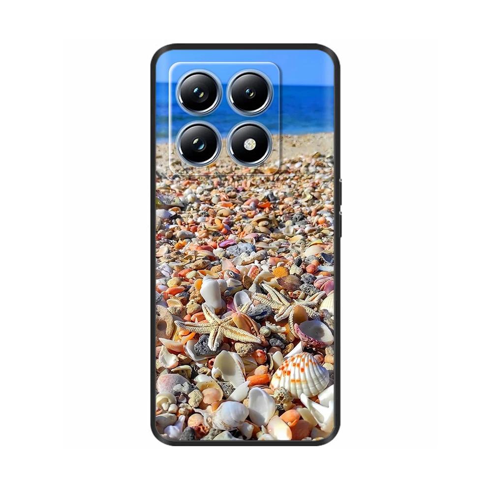 For Xiaomi Mi 14T Pro Case Soft Liquid Silicone Protection Back Cover for Xiaomi 14T Pro Mi14T 5G Cases Painted Cartoon Fundas