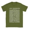 Meeste Joy Division Unknown Pleasures T-särk 100% puuvillast riided Uudne lühikeste varrukatega ümmarguse kaelusega T-särgid Graafilise trükiga T-särgid