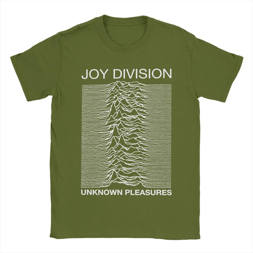 Meeste Joy Division Unknown Pleasures T-särk 100% puuvillast riided Uudne lühikeste varrukatega ümmarguse kaelusega T-särgid Graafilise trükiga T-särgid