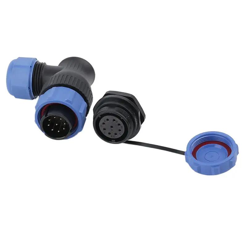 WEIPU SP21 SP2116/P SP2112/S 2 3 4 5 6 7 8 9 12 15Pin Waterproof Ip68 Aviation Connector Power Adapter Signal Adapter Plastic