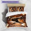 3pcs Custom Name Attack On Titan Bedding Set Duvet Cover Closure Includes 1 Duvet Cover & 2 Pillowcases for All Seasons Bedroom Decor