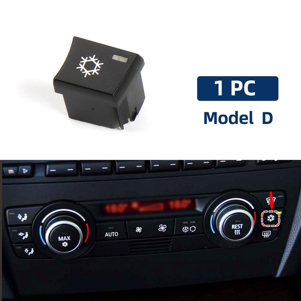 64119344143 For BMW 1 3 Series X1 X3 E90 E91 E87 Air Conditioner AC Temperature Control Button Keys Rotary Knob Replacement