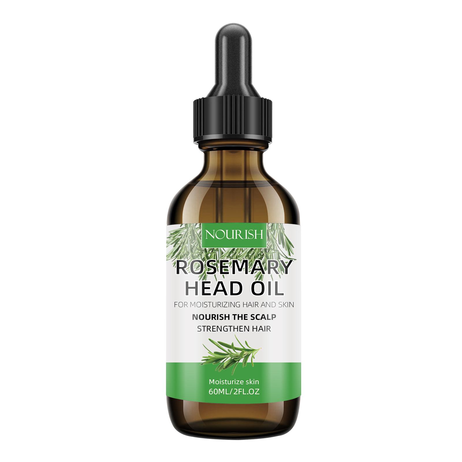 

Масло для волос и кожи головы с розмарином 60 мл – Питательная и стимулирующая сыворотка для ухода за волосами с пипеткой