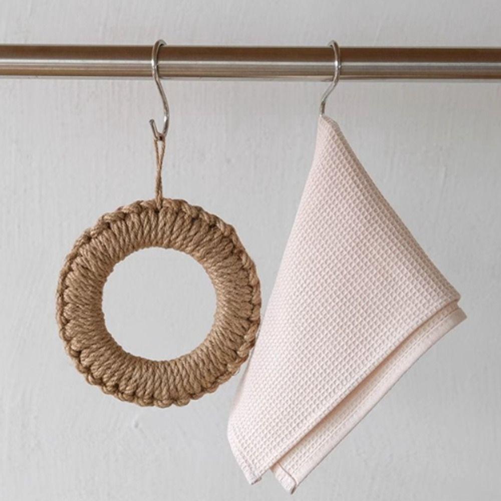 Heat Proof Pot Holders Heat Insulated Pan Place-mat Coaster Jute Woven Pot Pad  Household