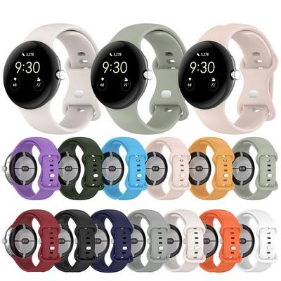 Silicone Strap for Google Pixel Watch 3 41mm 45mm Replacement Sport Bracelet Correa for Google Pixel Watch 2 3 Band Accessories