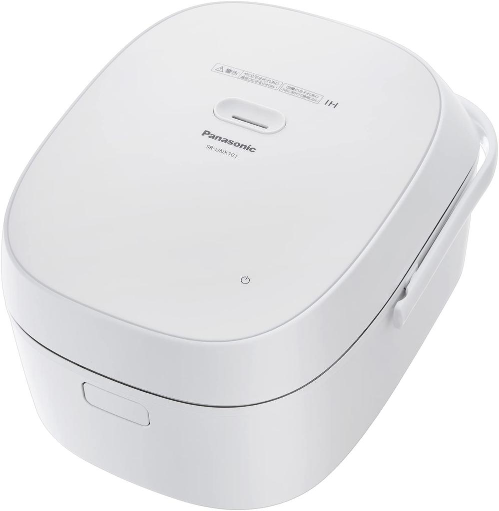 Panasonic Rice Rice Cooker That Can Also Be Used for IH My Recipe White Cooker, Cooking, 2-in-1, 5.5 Cups, Type, Specs, Added, SR-UNX101-W